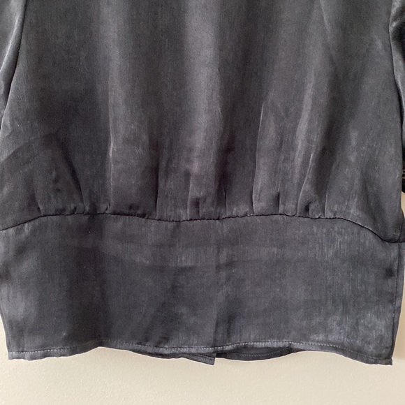 Forever 21 Satiny, Lace Trim, V Neck Top - Picture 5 of 12